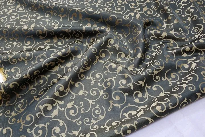 Ширина 140 см китайское платье Hanfu Детский костюм дамасский Материал Пленка телевизионная занавеска Ткань Diy жаккардовая парча шелковая ткань