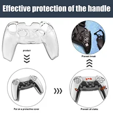 Transparent PC Soft Case Skin Grip Cover For PS5 Nacon 2 Wireless  Controller - AliExpress Consumer Electronics