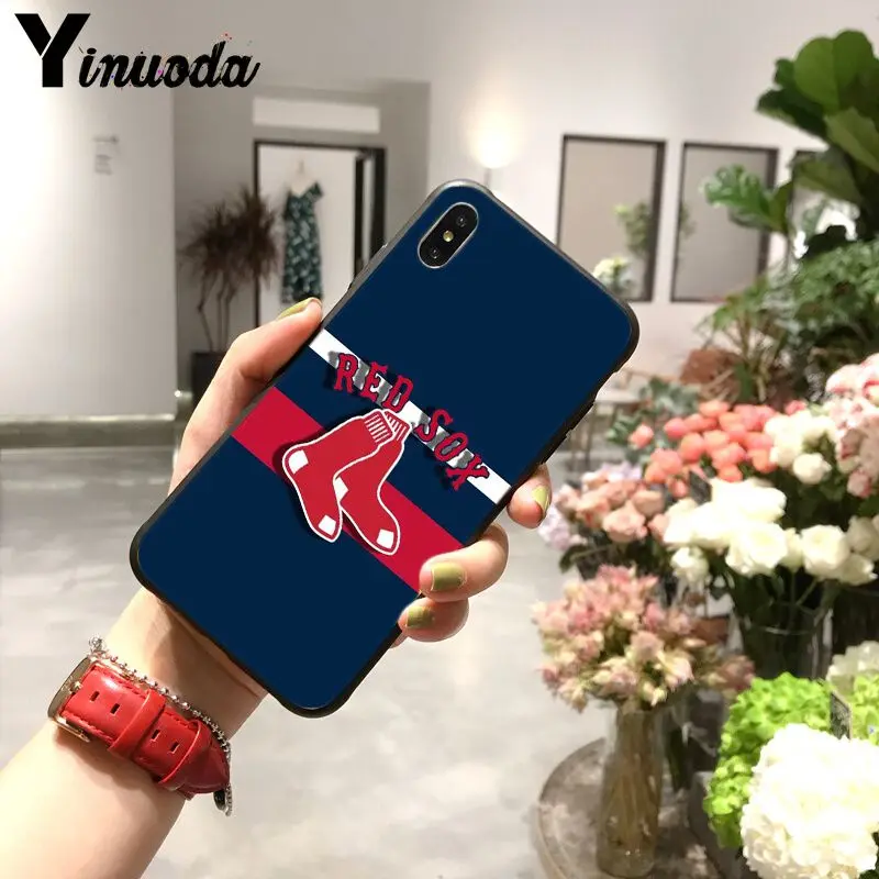 Yinuoda New York Yankees Boston Red Sox бейсбольный Телефон чехол для iphone 8 7 6 6S Plus 5 5S SE XR X XS MAX 11pro max Coque Shell