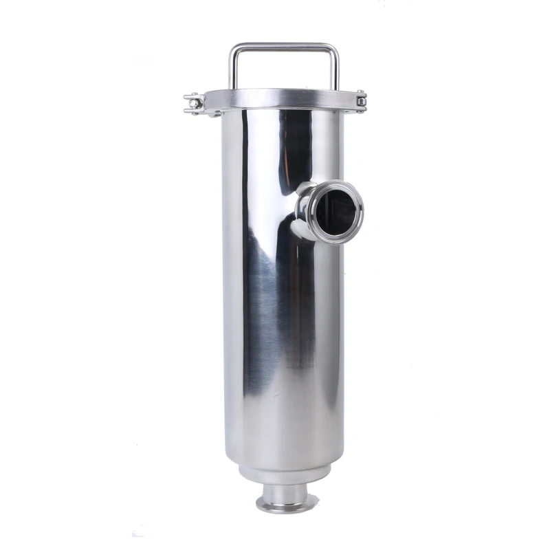 1.5" 38mm Sanitary Fitler Angle Type Tri Clamp Strainer Stainless Steel Filter SS304 Ferrule OD 50.5mm Food Grade | Обустройство