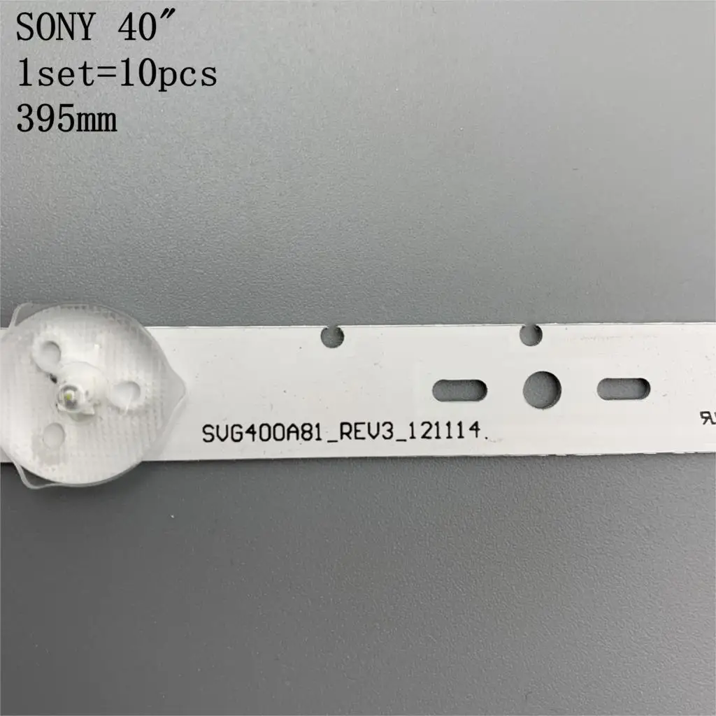 395 мм Светодиодная лампа с подсветкой 5 светодиодов для So ny 40 дюймов ТВ KLV 40R470A SVG400A81