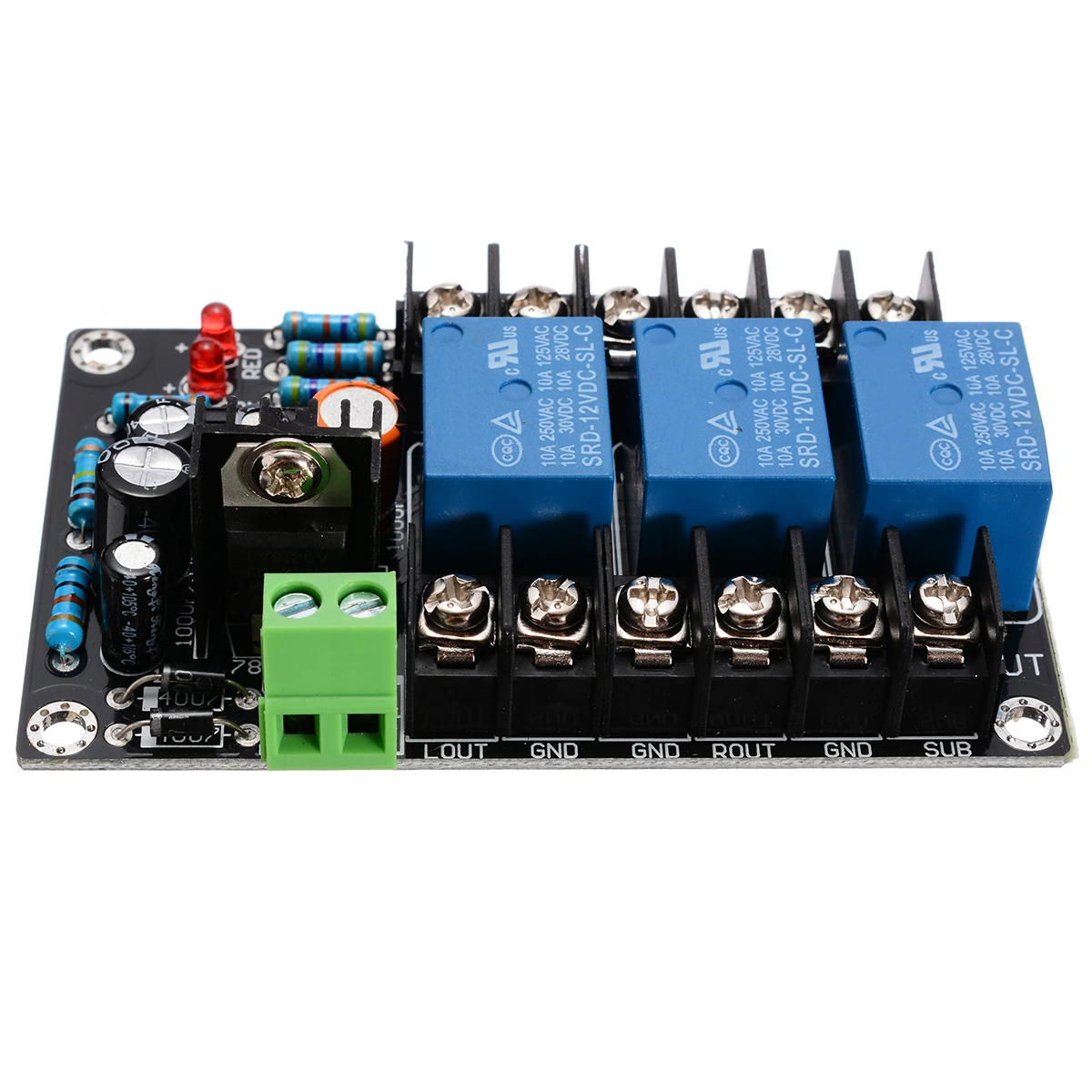 

UPC1237 2.1 Channel Audio Amplifier Speaker Delay Protection Board Subwoofer For HiFi Amplifier