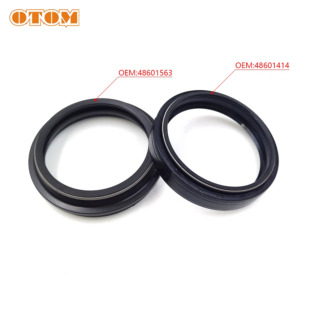 OTOM Motorcycle 48mm Front Fork Damper Oil Seal Dust Sealed Ring For KTM EXC SXF HUSQVARNA FC TE 125-990 Pit Dirt Bike Accessory