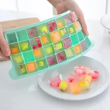 DIY креативный Большой Силиконовый Лоток Для Льда квадратная форма для кубиков фруктовый Мороженица бар кухонные аксессуары