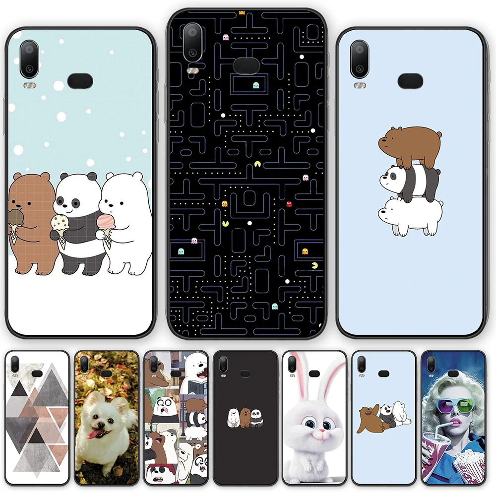 Чехол для телефона из силикона и ТПУ в стиле ретро с изображением животных samsung A6s
