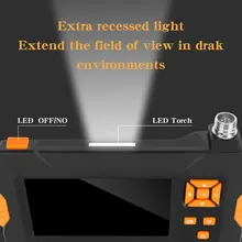 Портативная Ушная ложка бороскоп ручной эндоскоп 8 мм практичные фотографии эндоскоп прочный видео в реальном времени Водонепроницаемый ABS