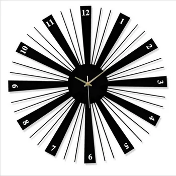 

Creative fashion windmill decoration wall clock living room clock home modern minimalist silent quartz clock wall watch