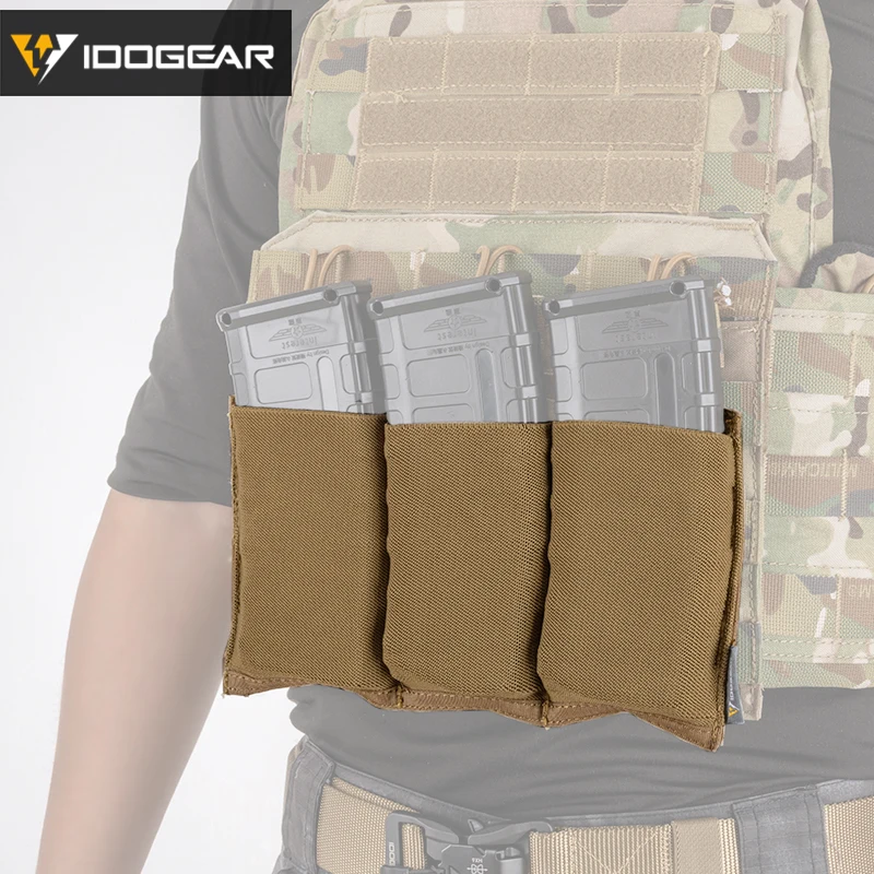 Details about   IDOGEAR Tactical 5.56 Bolsa de revista Mag Pouch Carrier Double Fast Draw MOLLE 