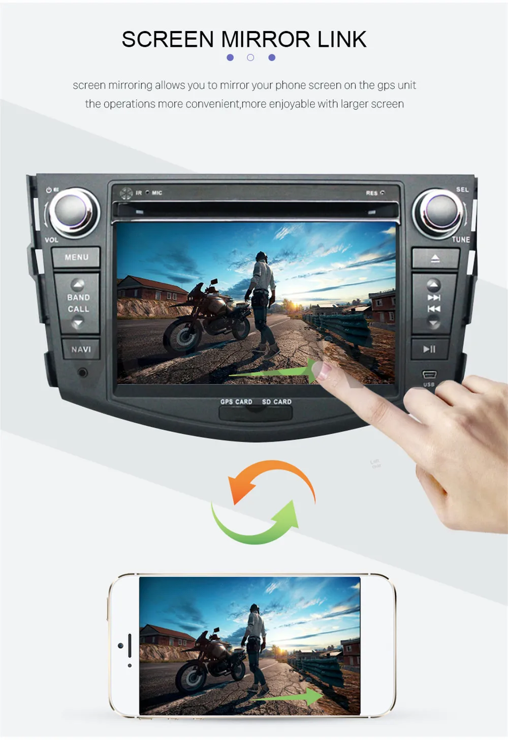 Best 7" Quad Core Car DVD Player for Toyota Rav4 RAV 4 Android 9.1 2din Car Radio Audio Video Auto Stereo GPS Navigation WIFI 8