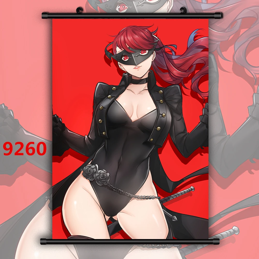 Persona 5 Королевский Yoshizawa Касуми Фантом вор Аниме Манга настенный плакат свиток