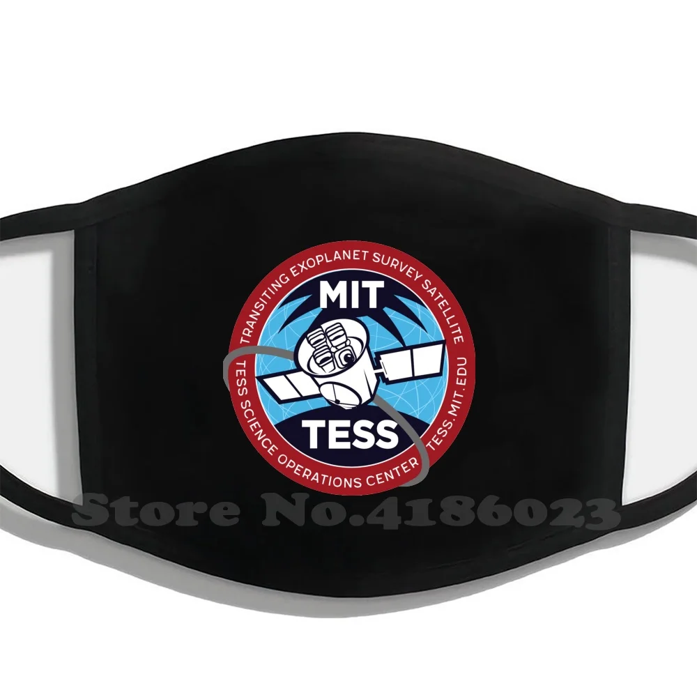 Забавная крутая хлопковая маска Tess Mit Science операций логотип центра полетов центр