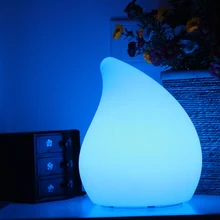 D18* H21cm RGBW светодиодный Настольный светильник, 16 цветов, перезаряжаемый, работающий от батареек, для украшения рождества,, 12 шт./лот