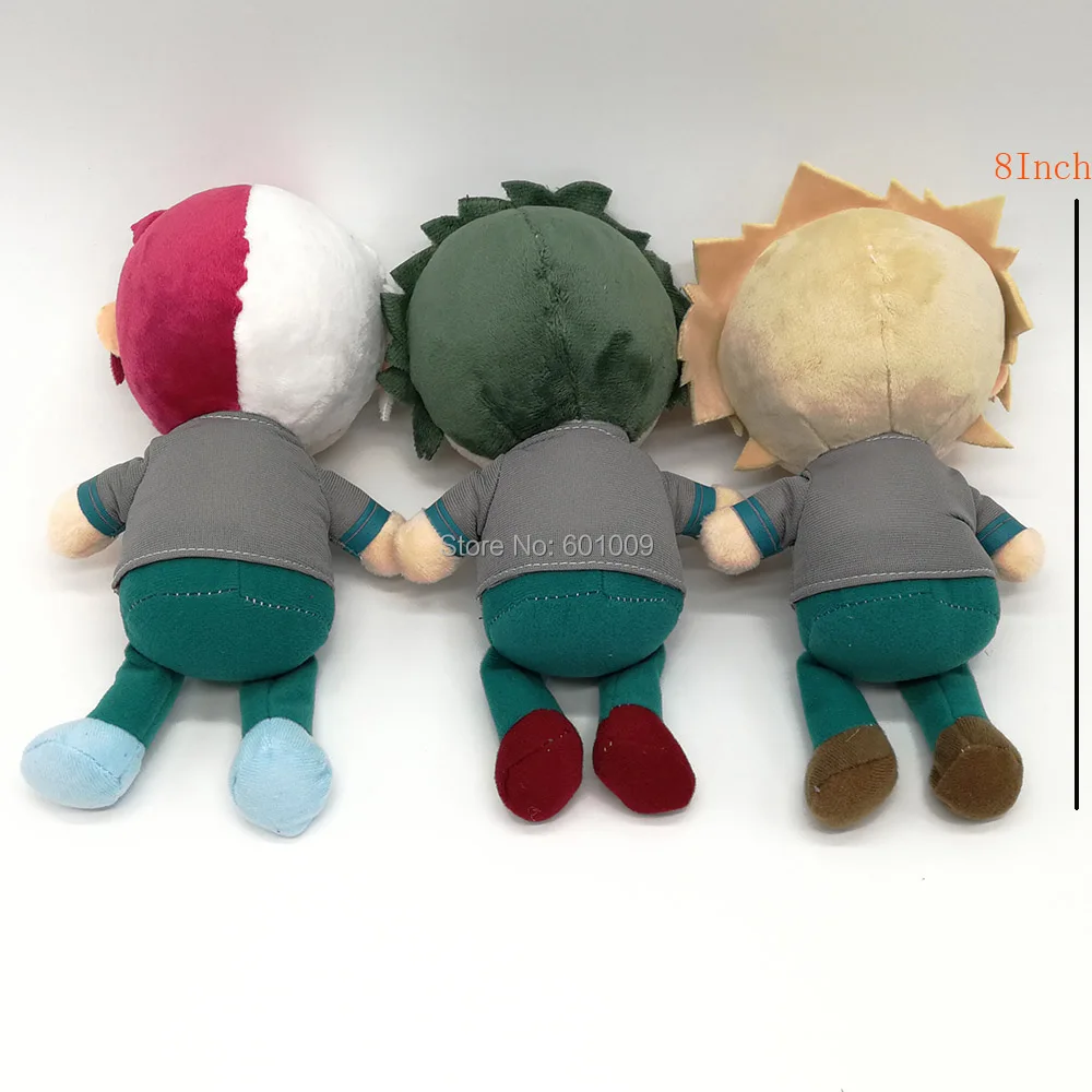 10/лот 3 вида стилей мой герой Academy Bakugou катсуки Todoroki Shoto мидория изуку 20 см плюшевые куклы игрушки в розницу