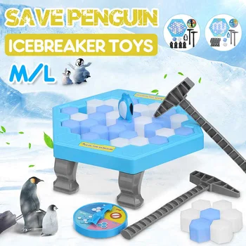 

Icebreaking Penguins Eco-friendly Beating Interactive Desk Table Game Learning Balance Tools ABS Plastic Non-toxic Durable