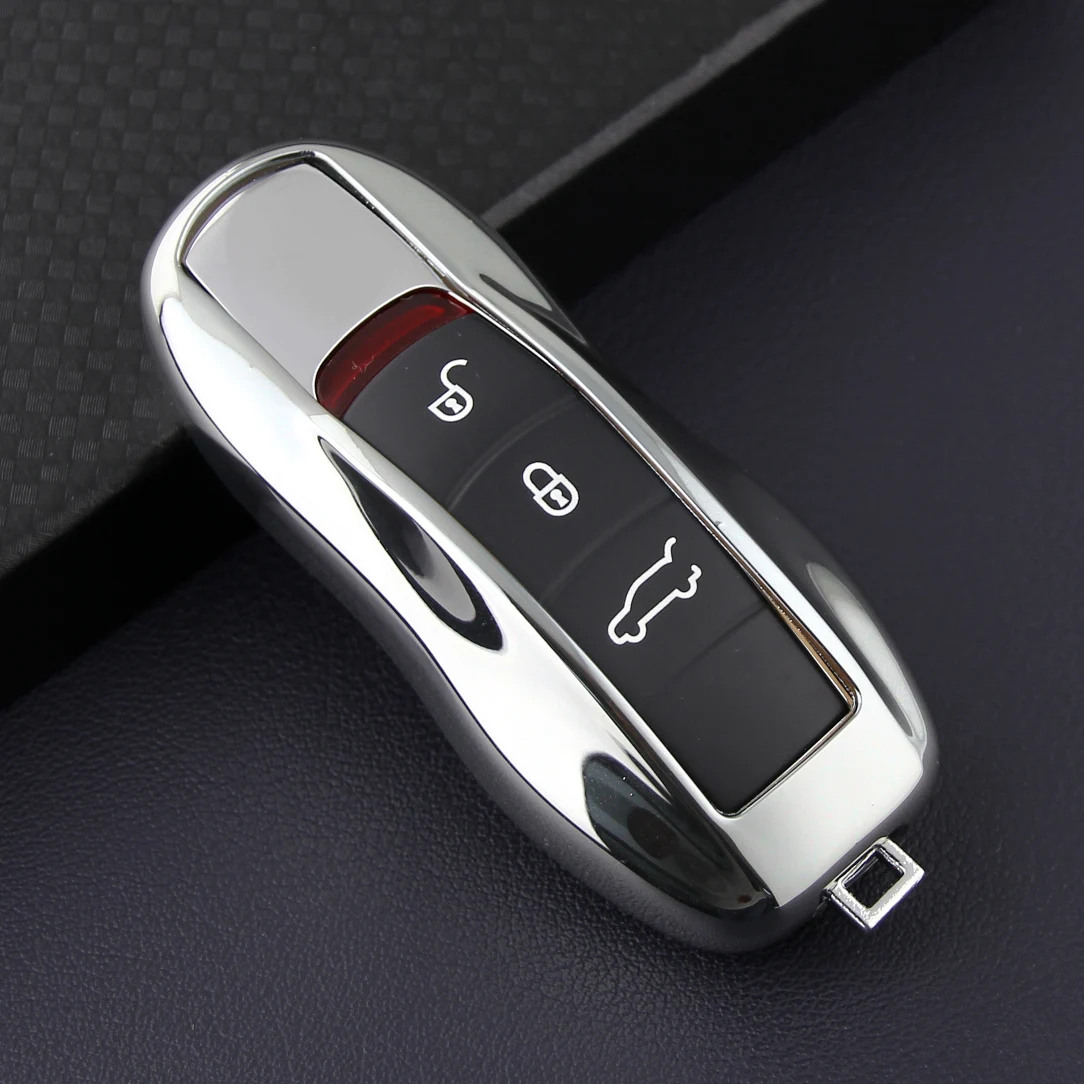 Car Key Case Cover Fob For Porsche Macan Cayenne Panamera 911 718