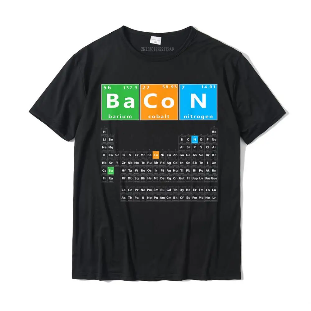 Pancetta Tavola Periodica Divertente Pancetta Chimica Elemento Meme Keto T-Shirt Camisas Cotone Top T Shirt Nuovo Arrivo Magliette Divertenti