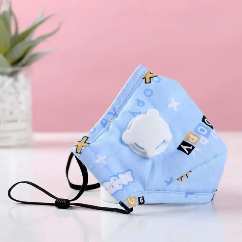 

5 pcs PM2.5 Mouth Mask pad Kids Breath Valve Anti Haze Breathable Mask Anti Dust Mouth-Muffle Respirator Face Masks for Children