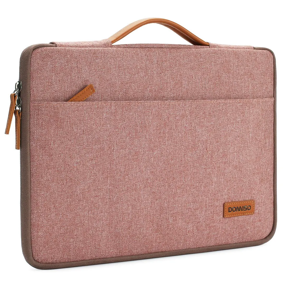 DOMISO 10 11 13 14 15,6 дюймов Сумка для ноутбука холст чехол сумка для ноутбука сумка для MacBook microsoft Surface lenovo hp - Цвет: Pink