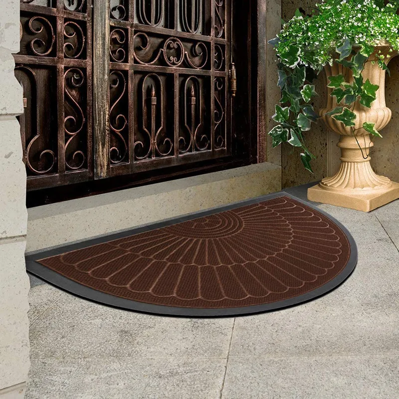 MIBAO Entrance Door Mat Large Heavy Duty Front Outdoor Rug Non-Slip Welcome for