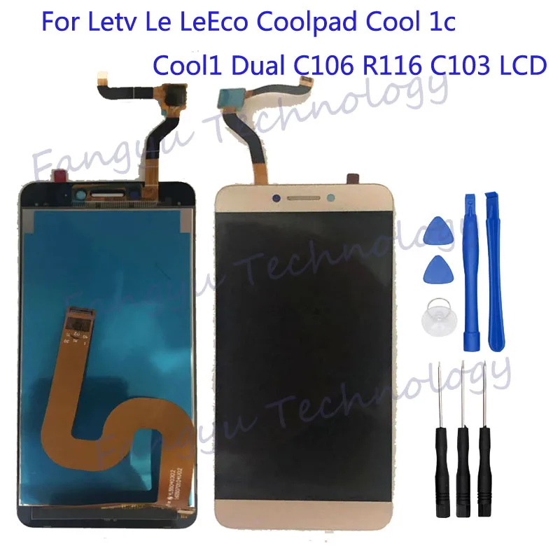 Для Letv Le LeEco Coolpad Cool 1c Cool1 Dual C106 R116 C103 ЖК-дисплей Новый жидкокристаллический