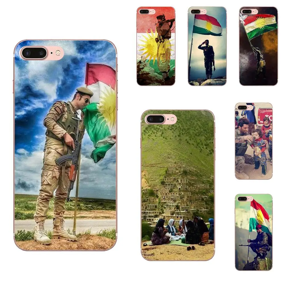 

For LG K50 Q6 Q7 Q8 Q60 X Power 2 3 Nexus 5 5X V10 V20 V30 V40 Q Stylus TPU Phone Vintage Kurdistan Flag