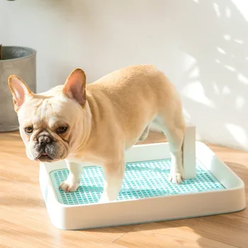 

Large Plastic Indoor Dog Toilet Mat Tray Zero Waste Dog Poop Pee Pads Pads Articulos De Perro Puppy Potty Pet Supplies KK60CS