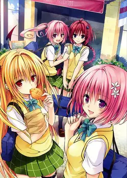 

Lot style Choose To Love Ru Anime Art print Silk poster Home Wall Decor