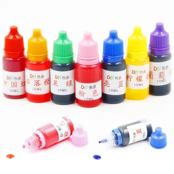 

8 Color DIY Dye Pigment For Slime Addition Supplies Clear Liquid Making Slime Kit Polymer Clay Model Art Crystal Mud Toy For Kid