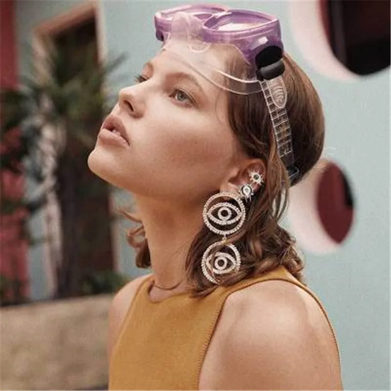 

Female Dangle Drop Women's Earrings Metal Big Long Evil Devil Demon Eyes Vintage Hyperbolic Fashion Jewelry Bohemia-YS-W14