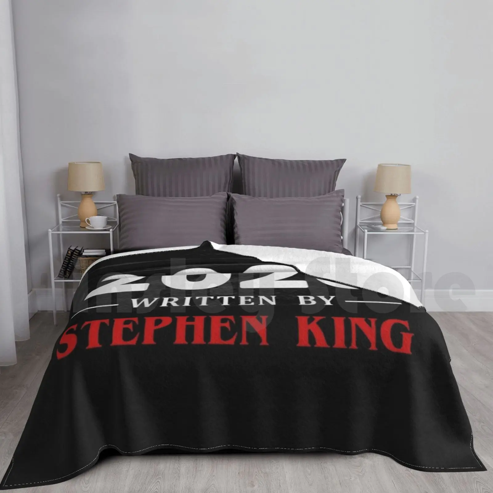2021 Scritta Da Stephen King Coperta Super Soft Warm Light Thin 2021 Scritta Da Stephen King 2021 2021 Quarantena 2021