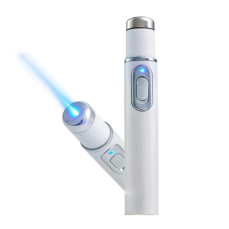 Blue Light Therapy Acne Laser Pen portable Scar Wrinkle Removal Treatment Acne Laser Pen skin care tool 6