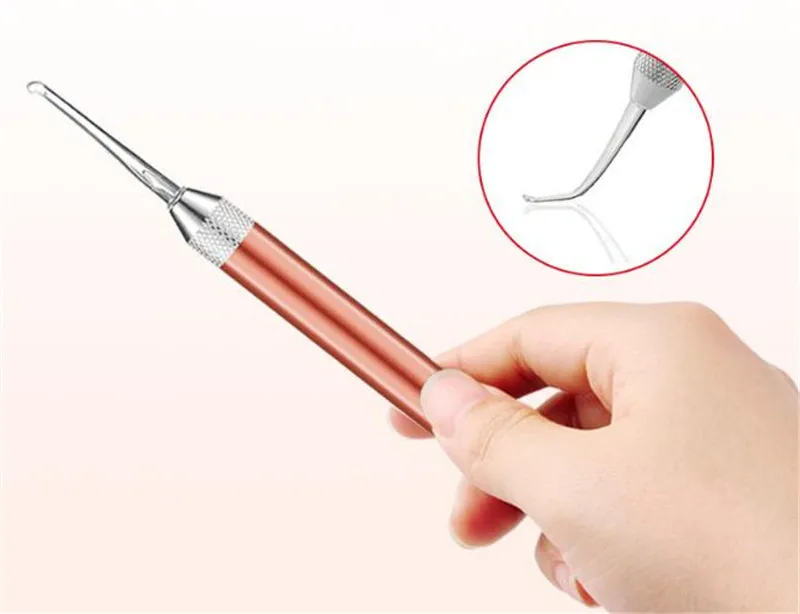 New 100 pcs/lot Baby Ear Cleaner Ear Wax Removal Tool Flashlight Earpick Ear Cleaning Earwax Remover Luminous
