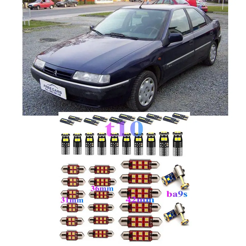 Светодиодные внутренние Автомобильные фары для Citroen xantia estate x1 x2 хэтчбек xm y3 y4