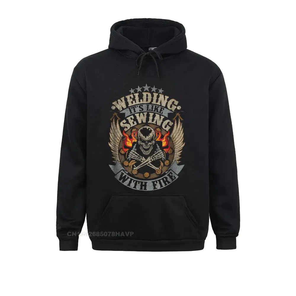 Welding T-Shirt Welding Is Like Sewing With Fire Distressed__97A1577 Prevalent Casual Sweatshirts  Long Sleeve Hoodies for Men Sportswears VALENTINE DAY Welding T-Shirt Welding Is Like Sewing With Fire Distressed__97A1577black