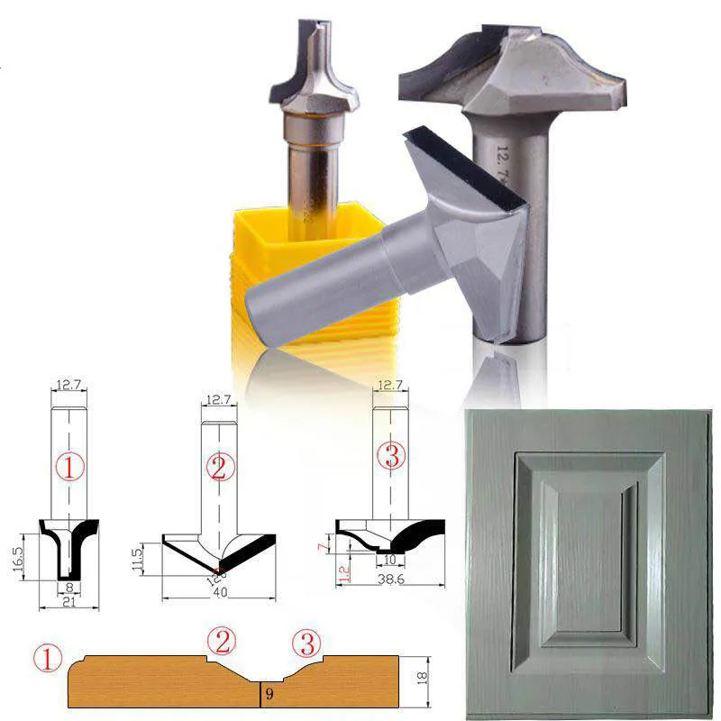

Polycrystalline Diamond (PCD) shaper cutter V-type Router Bits