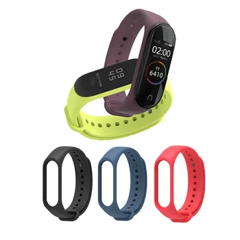 

Wrist Strap Bracelet for Xiaomi Mi Band 3 4 Sport Strap Smart Watch Silicone Wrist strap For xiaomi mi band 3 4 bracelet Strap