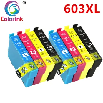 

8PK 603XL Compatible T603XL 603 Ink Cartridge for Epson XP-2100 XP-2105 XP-3100 XP-3105 XP-4100 XP-4105 WF-2810 WF-2830 printer