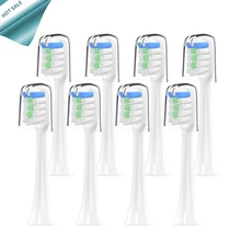 8 pièces avec capuchon maison Sonic brosse à dents électrique brosse générale tête outil de soin buccal brosse à dents pour xiaomi Soocas X3 X1 têtes hygiène(China)