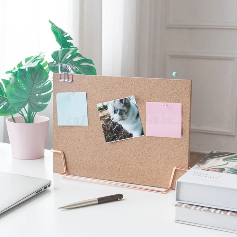 Natural Message Cork Board Environmentally Memo Pinboard Home Office Notice Display Organizer Supplies