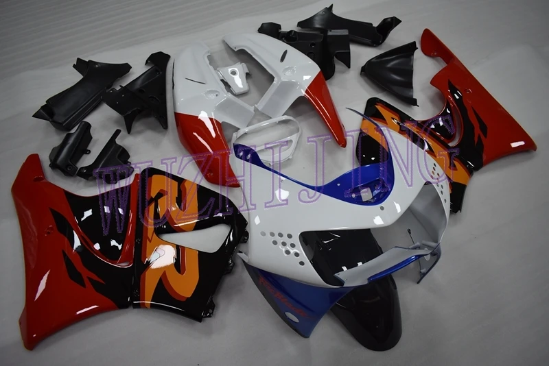 Пластик Обтекатели CBR 919 1998 Abs обтекатель для Honda Cbr919RR 98 Черные, белые, красные наборы для тела CBR 919 1998-1999