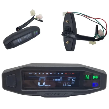 

Mini Motorcycle Meter Speedometer Digital Odometer Electric Injection And Carburetor Meter For Russian KR200