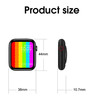 

IWO26 Smart Watch Women Men 1.75" Screen Bluetooth Call Smartwatch IP68 Waterproof Heart Rate Blood Pressure Monitor pk X6 T500