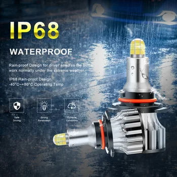 

6000K±500K Headlights Lamp 9005/HB3 18000LM 360 degrees Bulb Conversion