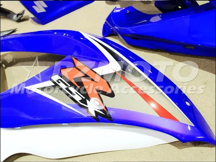 ACE наборы ABS инъекции обтекатели комплект подходит для SUZUKI GSX-R600 GSX-R750 K8 2008 2009 GSX-R600 k8 08 09 синий px1