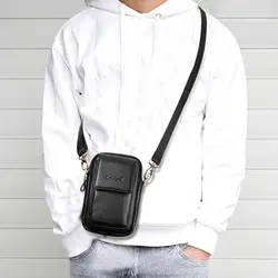 Cobbler Legend мужская сумка через плечо модная сумка из натуральной кожи повседневная черная деловая мужская сумка для телефона высокого