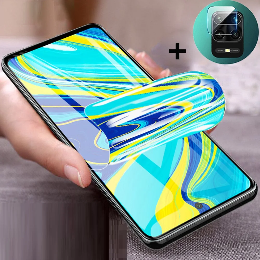 Pellicola 2 In 1 Redmi Note 9S Hydrogel Per Xiaomi Redmi Note 9S Pellicola Salvaschermo Red Mi Note 9 Pro Lente Protettiva Flim Note9Pro
