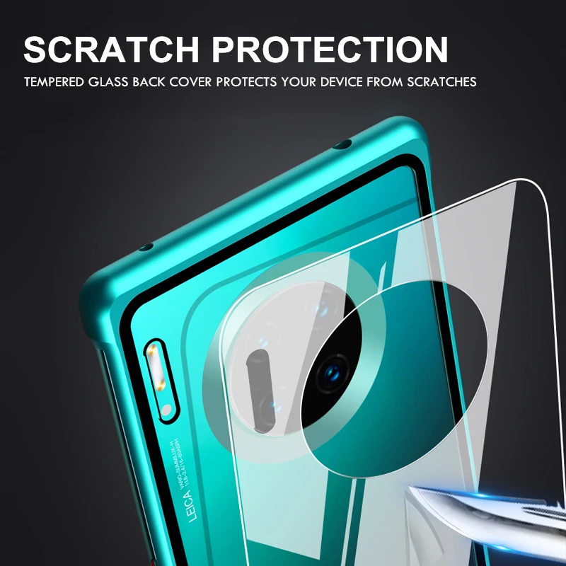 OMEVE для huawei P30 mate 30 20 Pro Чехол металлический бампер чехол для телефона s для Honor 20 Pro закаленное стекло чехол для Nova 5 5T чехол