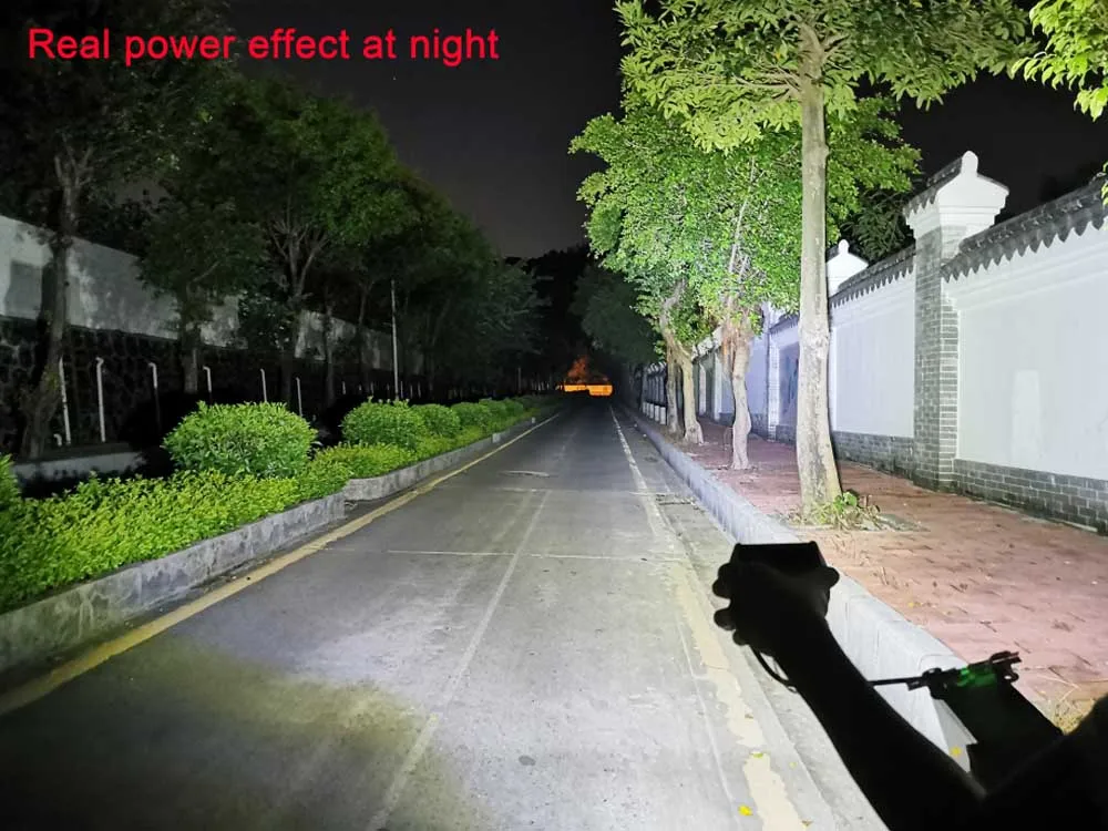 at night