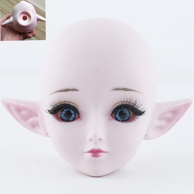 36/42/60 см мяч шарнирные куклы 1/3 BJD голая кукла тела эльф макияж Bjd кукла аксессуары синий/синяки под глазами детские игрушки «сделай сам» для девочек - Цвет: 60cm Blue Eyes