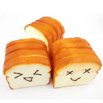 

Jumbo Squishy smile Chocolate Hand Pillow Bread Toast Bag Accessories &Ornament Toy Gift Collectibles With Tag Squeeze